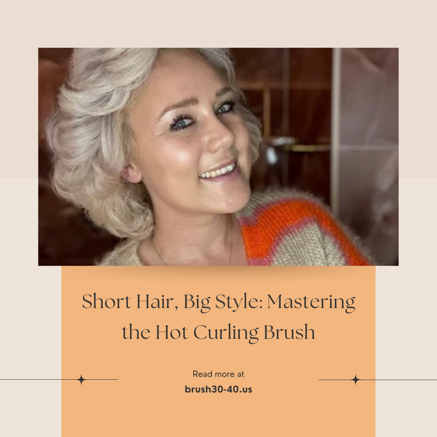 Short Hair, Big Style: Mastering the Hot Curling Brush